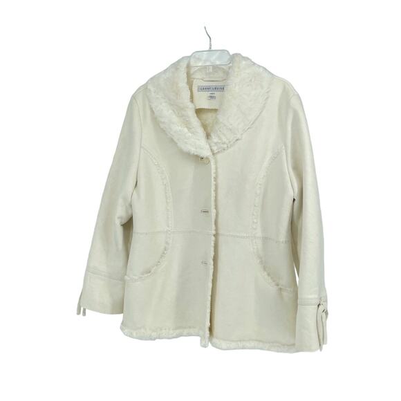 Larry‎ Levine Ivory Button-Up - Size Large - Picture 1 of 9